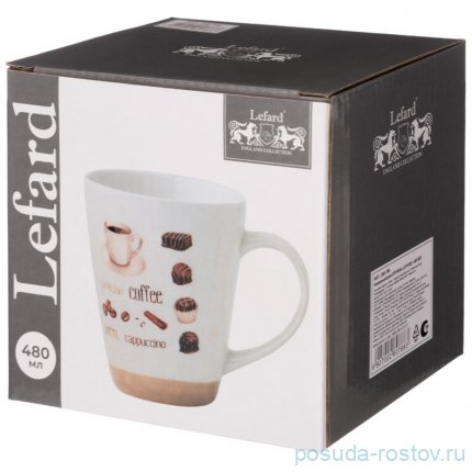 Кружка 500 мл &quot;Coffee ...Espresso Latte Cappuccino&quot; / 330225