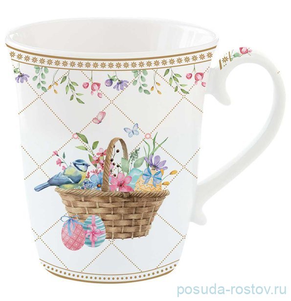 Кружка 275 мл "Корзина с цветами /Spring Bloom" / 369077