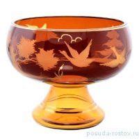 Фруктовница 25 см н/н Утки &quot;Эгерманн /Красно-Коричневый Амбер&quot; / 165315
