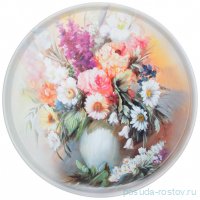 Поднос 33 х 2,1 см сервировочный &quot;Летний букет&quot; / 335463