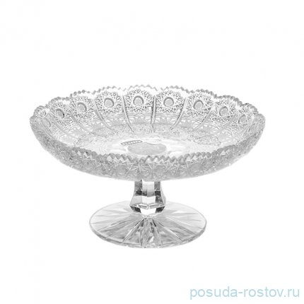 Ваза для конфет 18 см н/н &quot;Glasspo /Хрусталь резной&quot; / 017770