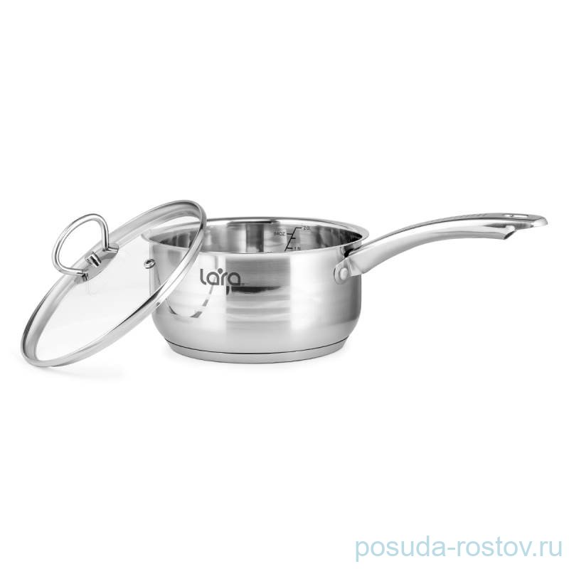 Сотейник 16 х 8 см с крышкой 1,3 л "Standart /Lara" / 253053