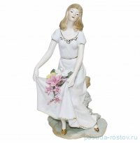 Статуэтка 30 см &quot;Девушка с цветами&quot; / 340325