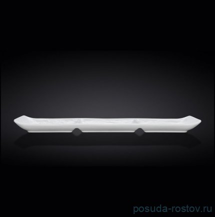 Блюдо 40,5 х 13 см прямоугольное 3-х секционное &quot;WhiteStone&quot; / 305619