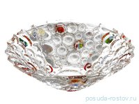 Ваза для фруктов 30 см &quot;Lisboa /Цветные шары&quot; хрусталь Йиглава / 093792