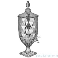 Лимонадница 19,5 х 19,5 х 52 см 4,5 л серая &quot;Muza ion /Ромбо&quot; / 255041