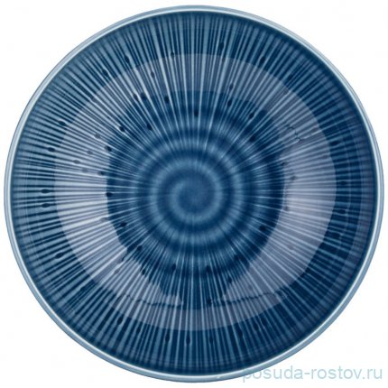 Тарелка 19 см глубокая &quot;Mirage /Синий&quot;  (2шт.) / 198680