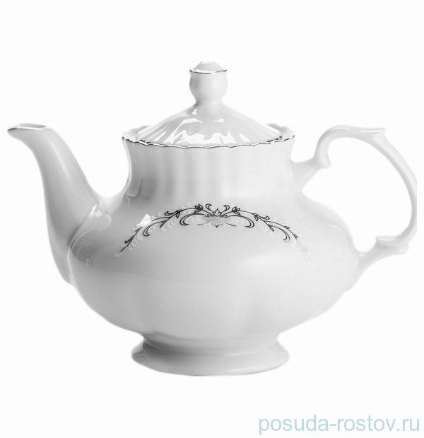 Заварочный чайник 1,6 л  "Ивона /Серый орнамент" / 152982