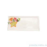 Блюдо 35 х 16 см прямоугольное &quot;Christmas world /Sweet candies&quot; / 270983