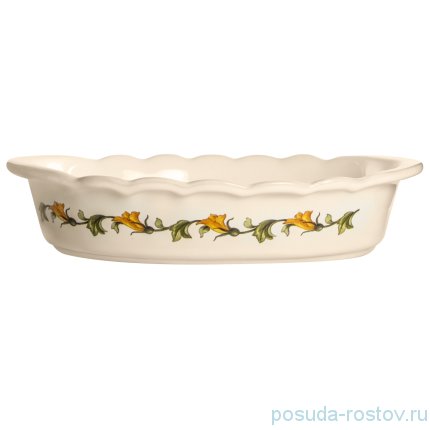 Блюдо для запекания 28 х 18 см овальное &quot;Artigianato ceramico /Тыква&quot; / 230074