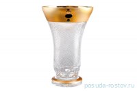 Ваза для цветов 30,5 см н/н &quot;Bohemia gold /Матовое золото&quot; / 047960
