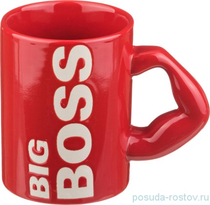 Кружка 500 мл красная &quot;big boss&quot; / 192165