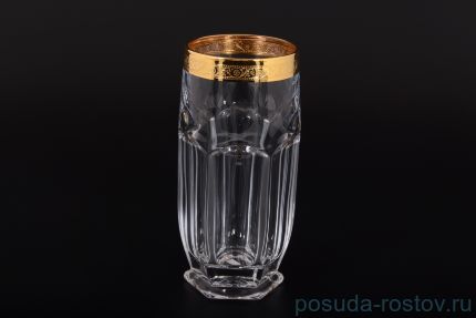 Стаканы для воды 300 мл 6 шт &quot;Сафари /Золотой цветочный кант&quot; BG / 124827