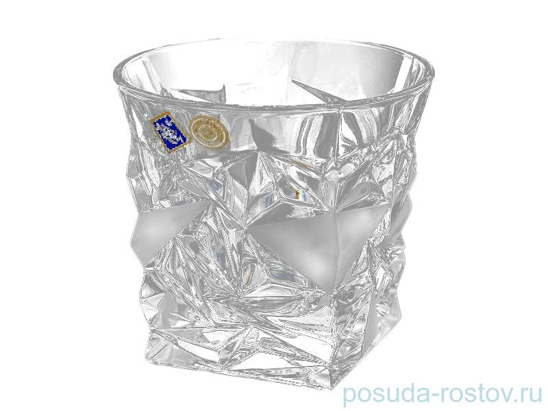 Стаканы для виски 350 мл 6 шт "Glacier /Матовые льдинки" хрусталь Йиглава / 157552