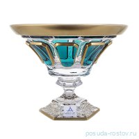 Ваза для конфет 18 см н/н &quot;Антик /Бирюза&quot; / 142988