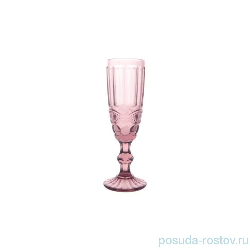Бокал для шампанского 1 шт "Винтаж /Шары /розовый" / 272678