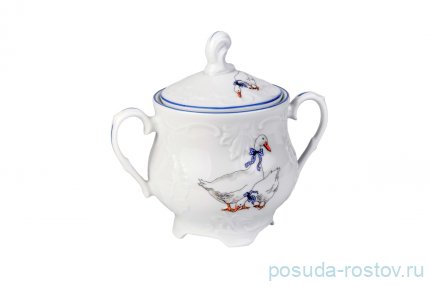 Сахарница 400 мл &quot;Рококо /Гуси&quot; / 167694