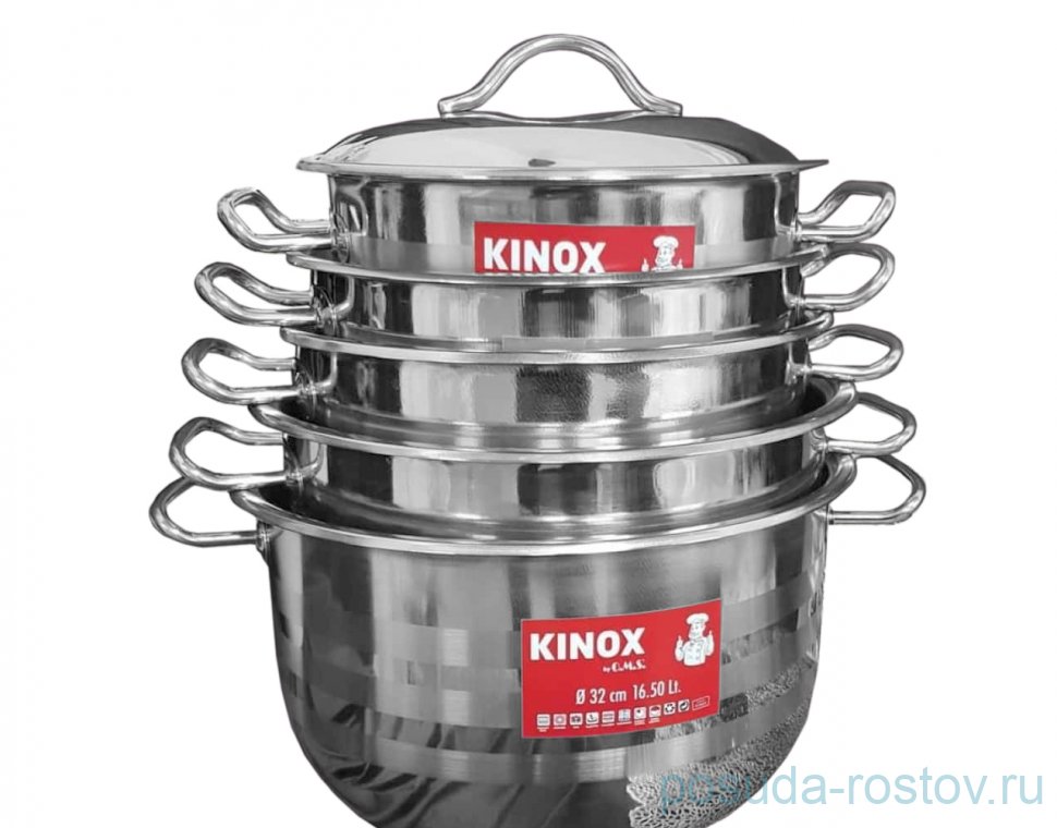 Набор посуды 10 предметов (16, 18, 20, 22, 14 см) "KINOX" / 296018