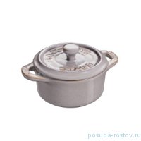 Кокот 10 см с крышкой античный серый &quot;STAUB&quot; / 218319