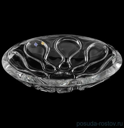 Фруктовница 37,8 см &quot;Ocean /Без декора&quot; хрусталь Йиглава / 148556