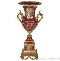 Ваза для цветов 82 см н/н бордовая &quot;lefard&quot; / 197550