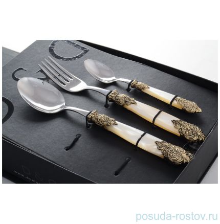 Столовые приборы 36 предметов &quot;Versaille Antique Gold /Champagne Steel&quot; / 128746