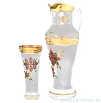 Набор для воды 7 предметов (кувшин + 6 стаканов) &quot;Иксовка /Мозайка&quot; / 058436