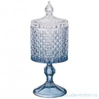 Банка для сыпучих продуктов 8,5 х 8,5 х 23 см н/н &quot;Diamant blue&quot; / 331436