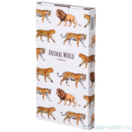 Блюдо 20,5 см овальное &quot;Animal world /Лев&quot; / 263920