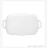Блюдо 25,5 х 15 х 1,5 см прямоугольное с ручками &quot;Маршмеллоу&quot; / 327826