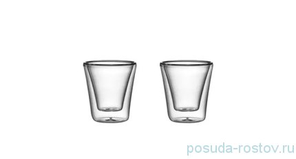 Стопки 70 мл 2 шт с двойными стенками &quot;myDRINK&quot; / 247487