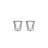 Стопки 70 мл 2 шт с двойными стенками &quot;myDRINK&quot; / 247487