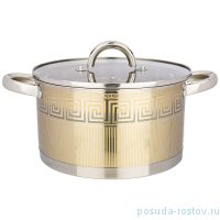 Кастрюля 22 х 12 см со стеклянной крышкой 4,6 л &quot;версаче&quot; / 269786