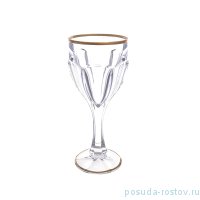 Бокалы для белого вина 190 мл 6 шт &quot;Сафари /Отводка золотом&quot; AS Crystal / 201618