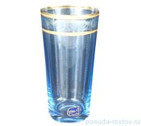 Стаканы для воды 400 мл 6 шт аквамариновые &quot;Джайф /437877&quot; / 026432