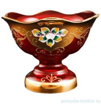 Конфетница 20 см н/н волна &quot;Лепка красная /5366&quot; / 096876