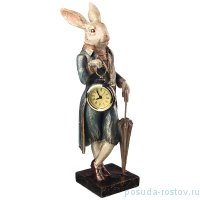 Фигурка с часами 11 х 10 х 35 см &quot;Английская коллекция /Кролик&quot; / 227468