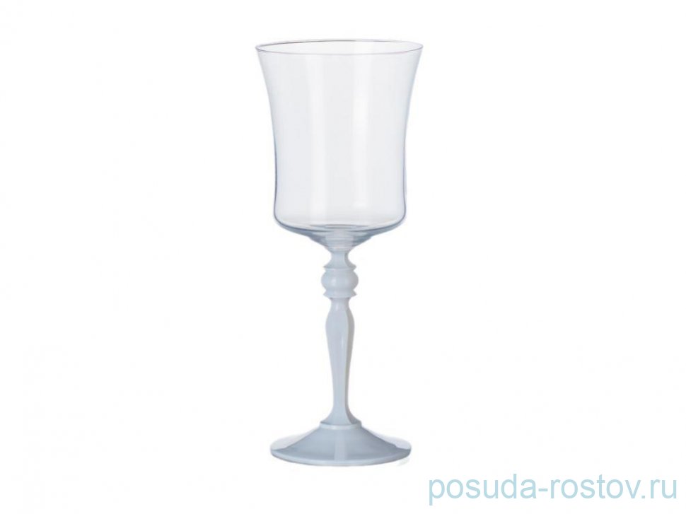 Бокалы для красного вина 300 мл 6 шт "Грация /Porcelain" белая ножка / 351854