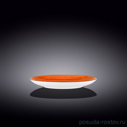 Тарелка 20,5 см оранжевая &quot;Spiral&quot; / 261573