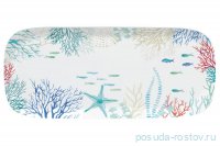 Блюдо 40 х 17,5 см прямоугольное &quot;Море&quot; / 291648