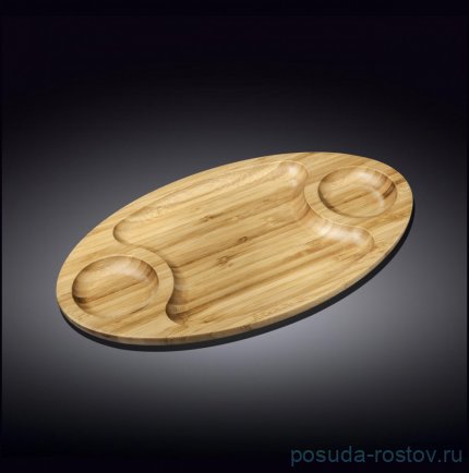 Блюдо 35,5 х 20,5 см 3-х секционное овальное / 260153