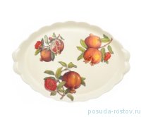 Блюдо 38 х 27 см овальное &quot;Artigianato ceramico /Гранат&quot; / 232993