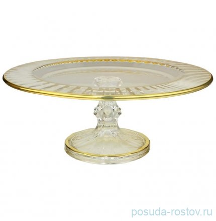 Тортница 32 см н/н &quot;Diva /Отводка золото&quot; AS Crystal / 337608