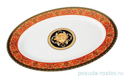 Блюдо 35 см овальное &quot;Сабина /Версаче /Красная лента&quot; / 159090
