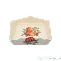 Салфетница 22 x 22 x 10 см квадратная &quot;Artigianato ceramico /Гранат&quot; / 233018