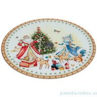 Блюдо 32 х 3 см вращающееся &quot;CHRISTMAS&quot; / 224899