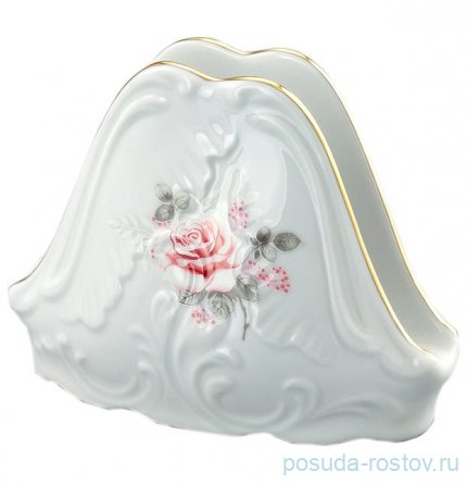 Салфетница &quot;Рококо /Серая роза /золото&quot; / 109842