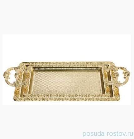 Набор подносов 2 шт прямоугольные &quot;Elegance /золото&quot;  / 272552