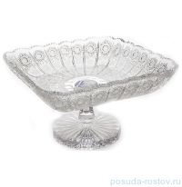 Ваза для фруктов 28 см н/н &quot;Glasspo /Хрусталь резной&quot; / 079356