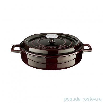 Кастрюля 24 см с крышкой 2,47 л &quot;LAVA /Aubergine&quot; / 287520